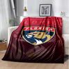 Florida Panthers Flannel Blanket Soft Warm All-Season Throw, Design for Camping, Car Travel, Hiking Sofa, Bed, Office Perfect Gift for Parties