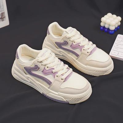 Белые туфли Женская обувь Универсальные плоские кроссовки Весна и осень Студенческая женская удобная спортивная повседневная обувь для девочек