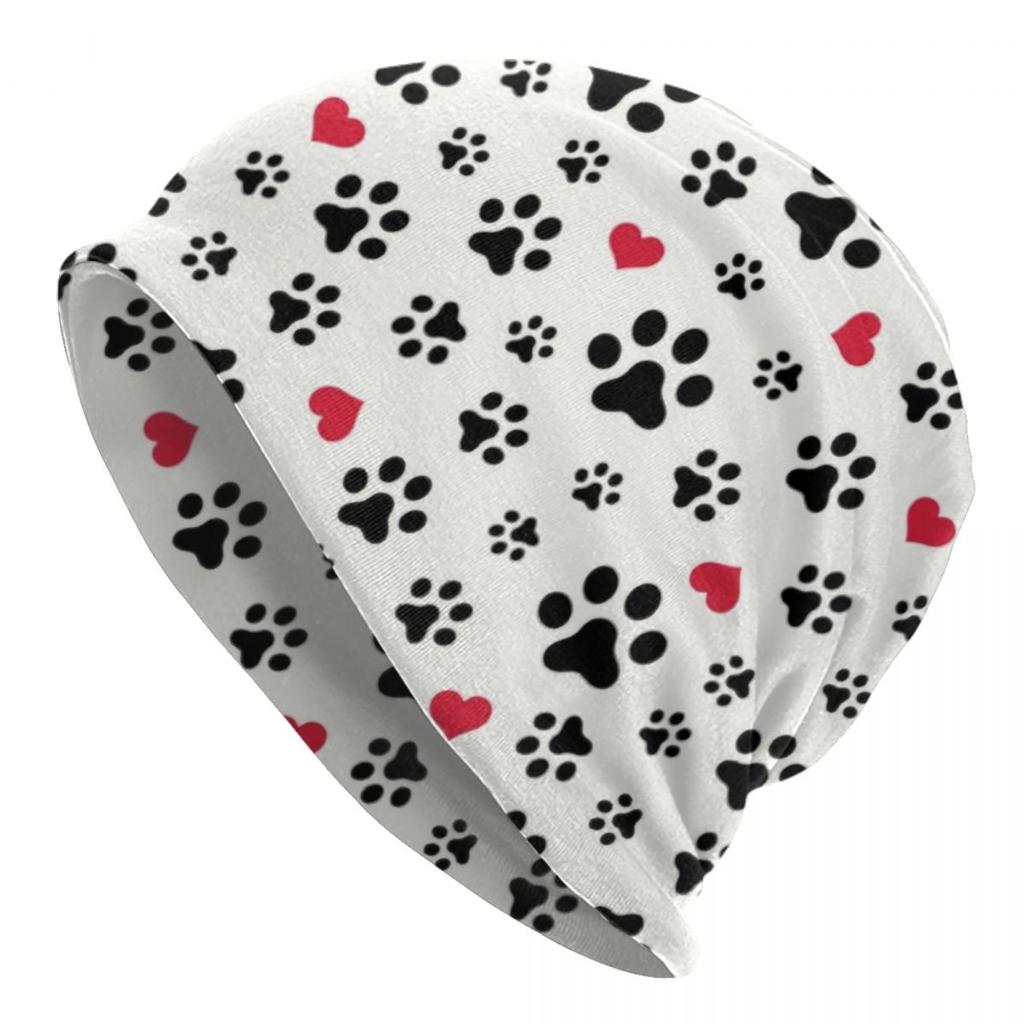 Красочные шапки с собачьими лапами и черепами, модные зимние теплые шапки унисекс для женщин, вязаная шапка для взрослых, унисекс, шапки с капюшоном