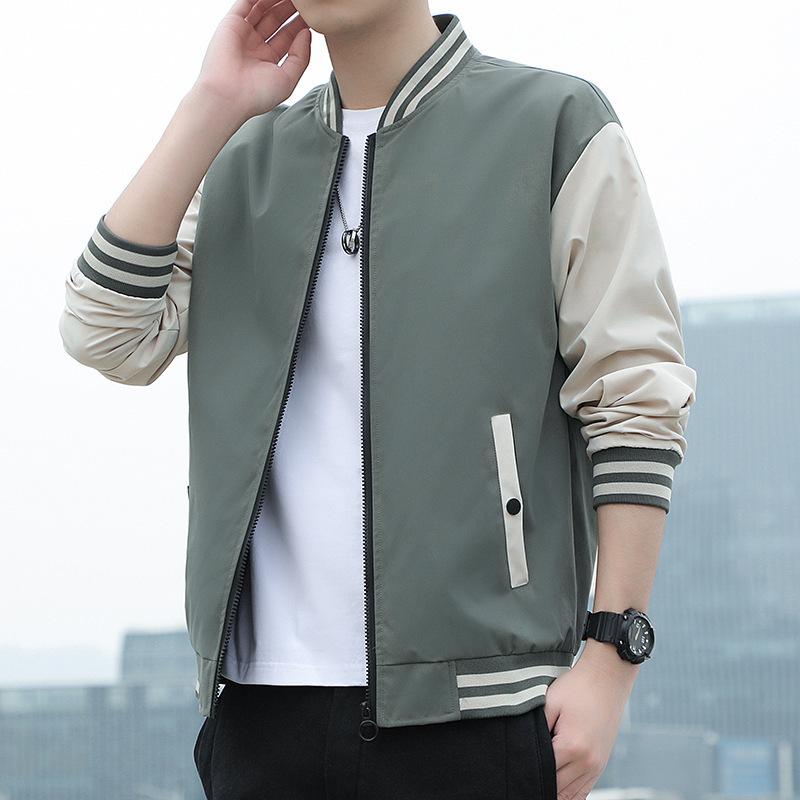 Мужская осенне-зимняя новая бархатная утолщенная куртка с хлопковой подкладкой большого размера в стиле кэжуал со стойкой воротником, бейсбольная куртка с хлопковой подкладкой