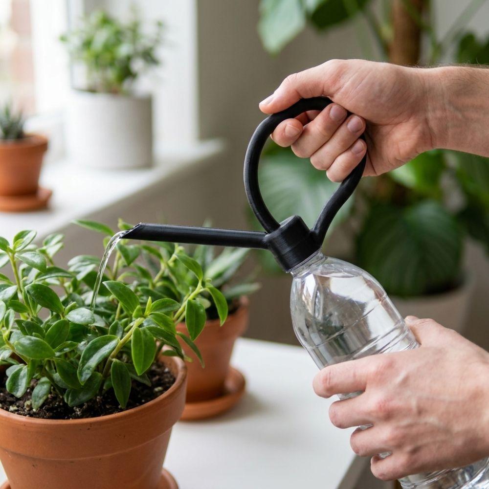 Gentle Watering Plastic Bottle Watering Can Spout for Succulents, Potted Plants