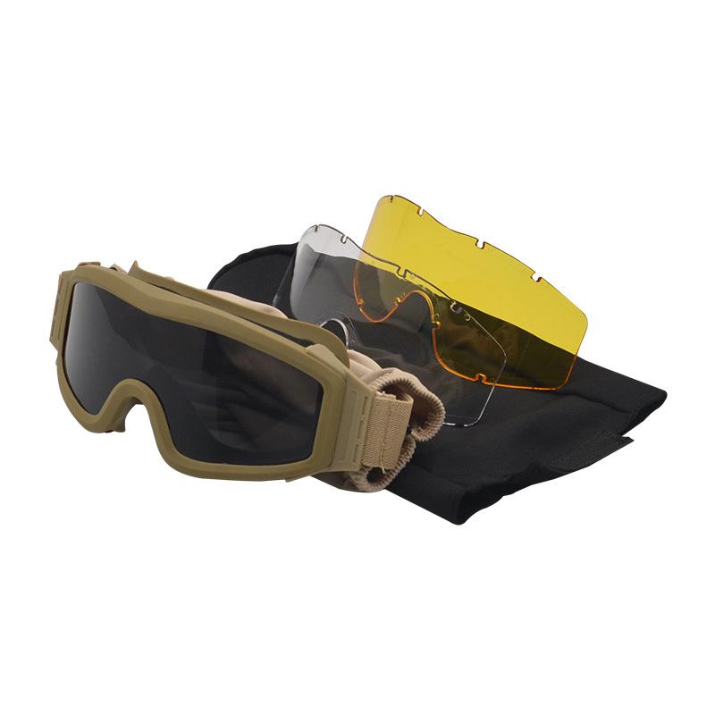 New protective tactical goggles, wind and sand resistant goggles, impact-resistant off-road windproof goggles, motorcycle riding glasses set