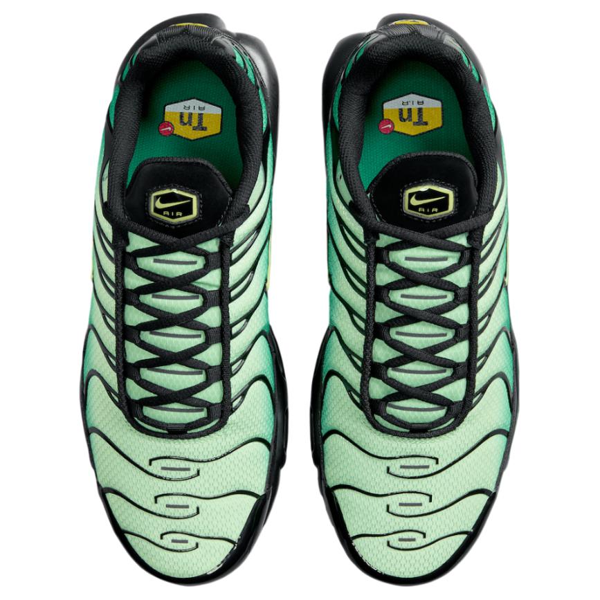 Nike Air Max Plus Мужские Vapor Green Malachite Black Light Lemon Twist Видимая воздушная подушка Ретро Беговые Кроссовки для образа жизни DM0032-301