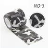 4.8m Camouflage Elastic Wrap Tape Hunt Disguise Elastoplast Self Adhesive Sports Protector Knee Finger Ankle Athletic Bandage