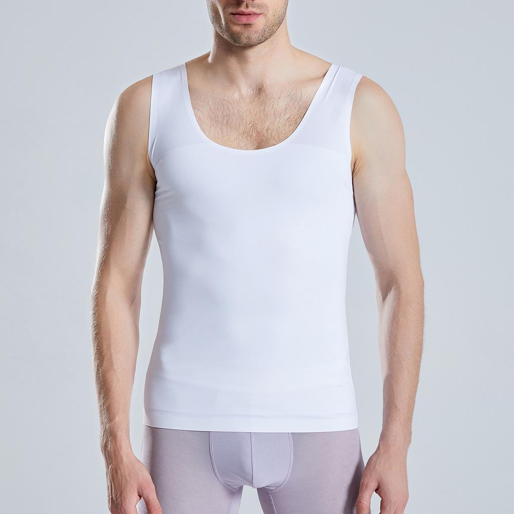 Мужской дышащий и удобный жилет для фитнеса и коррекции фигуры