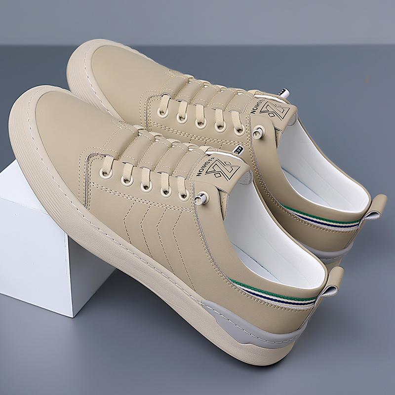 Модные вулканизированные кроссовки для мужчин, новые трендовые повседневные кожаные туфли, кроссовки для тенниса, для бега, для ходьбы, для бега, кроссовки для активного отдыха