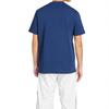 adidas Футболка Originals Adicolor Trefoil Tee Outline, удобная, приятная для кожи, универсальная, с круглым вырезом и коротким рукавом, мужские топы, темно-синего цвета JP1089