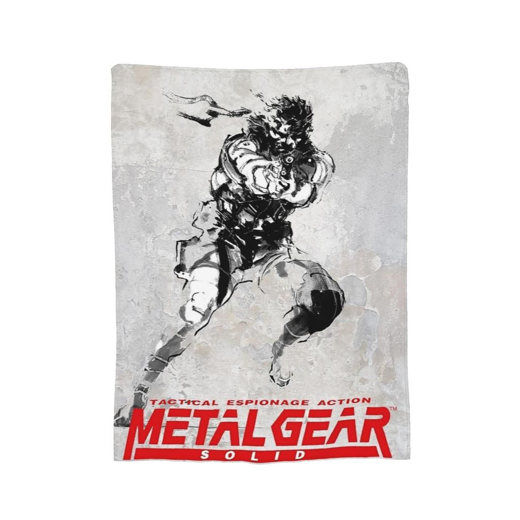 Плед Metal Gear Solid Коралловый Флис Плюшевый С Принтом Многофункциональный Тонкий Плед для Постельного Белья Спальни Коврик Кусок