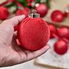 12pcs Velvet Christmas Balls Christamas Tree Pendant