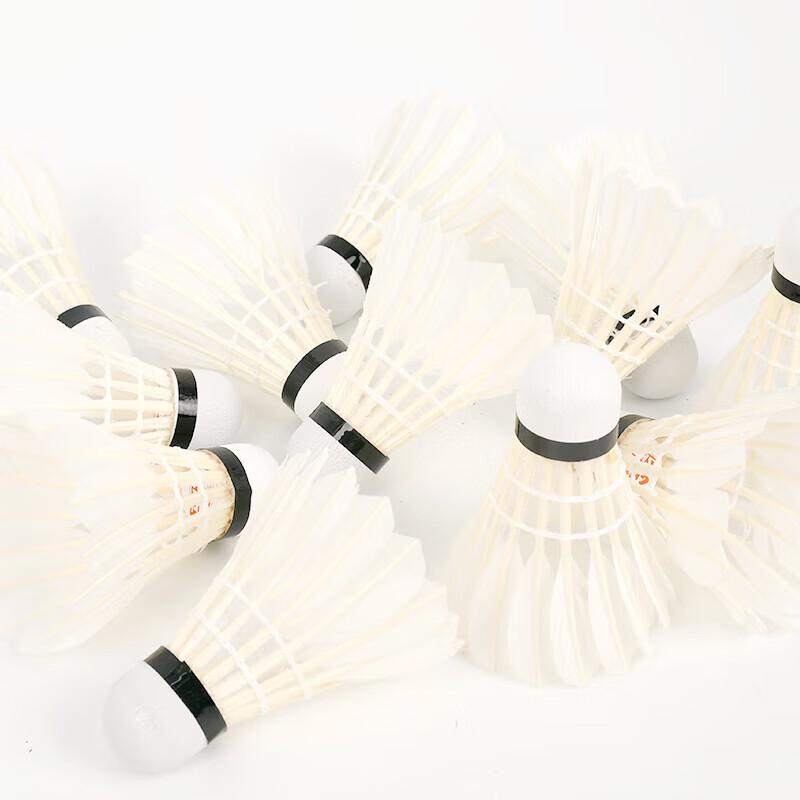 Прочные воланчики для бадминтона DHS 402 из гусиного пера