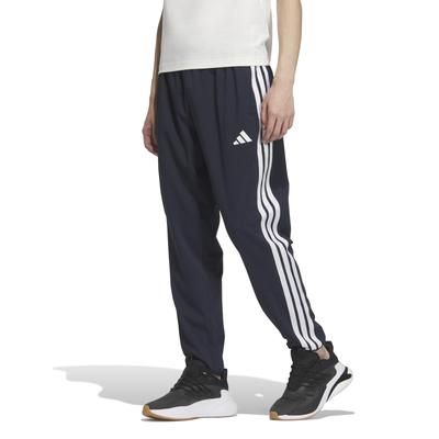 Легкие тканые трек-брюки Adidas BXF30 цвета Legend, размер L, мужские, с тремя полосками, свободного кроя, чернильный/белый (JV7004),
