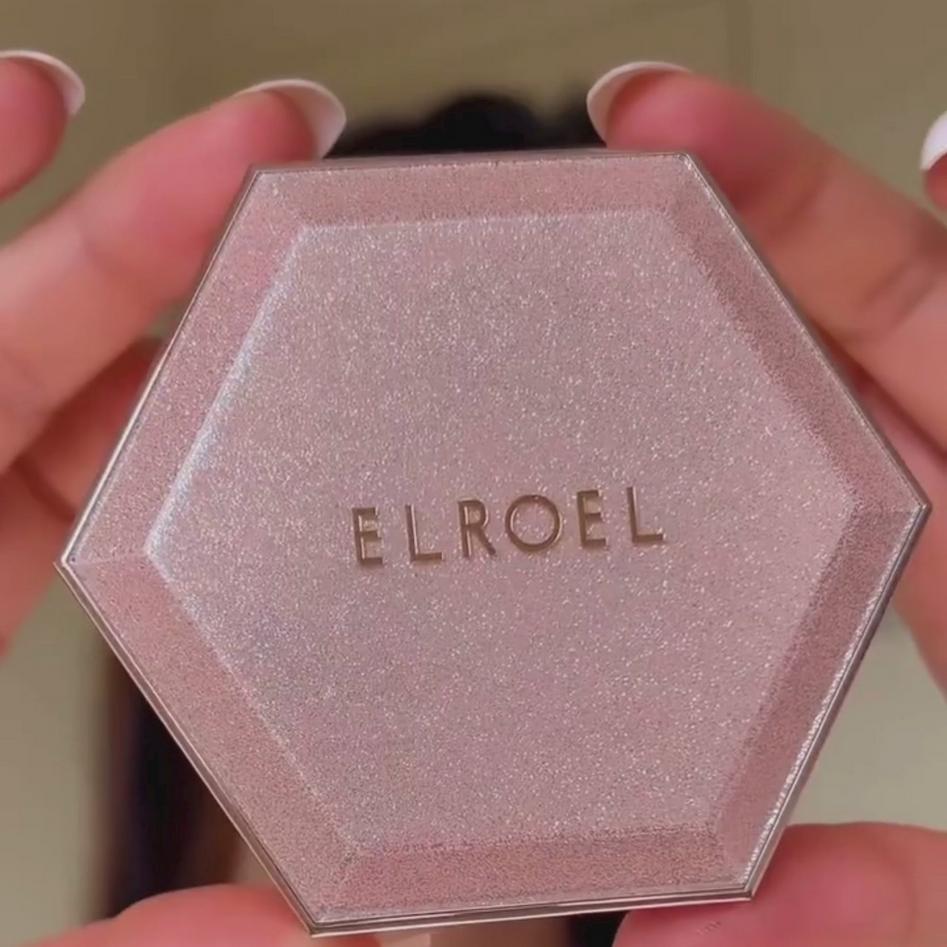 ELROEL Компактная пудра-кушон Pink – 25 г / Осветляющая, Увлажняющая, Корейская косметика, Kbeauty