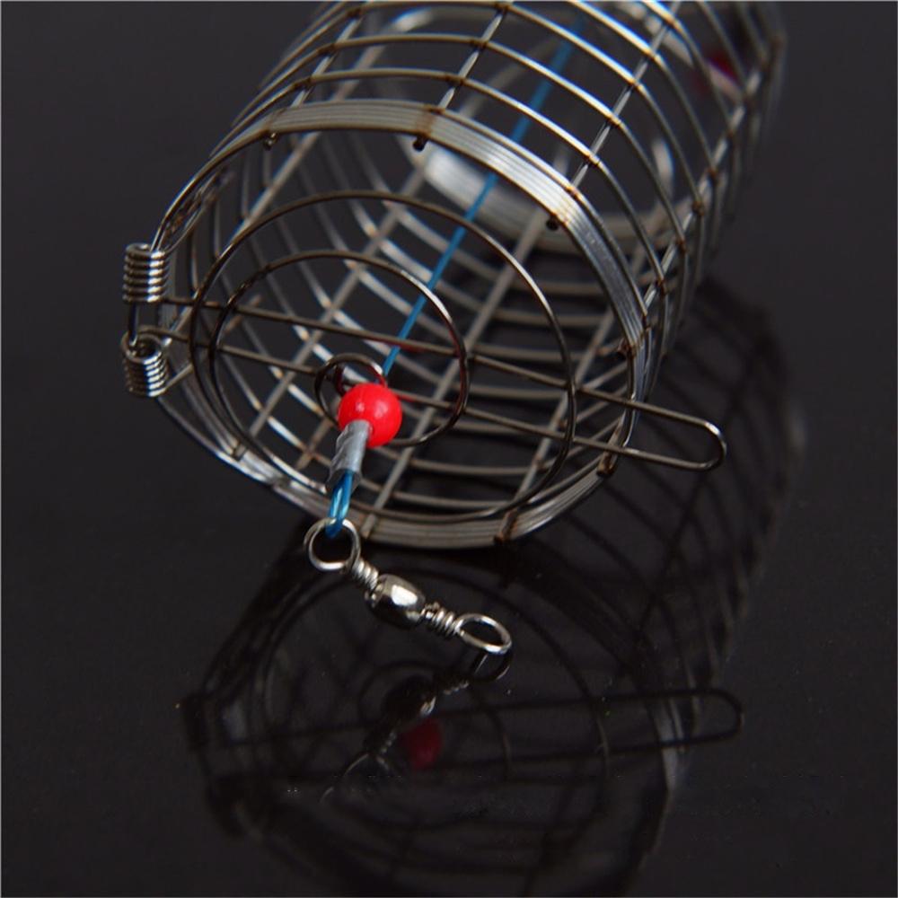 Маленькая клетка для приманки из нержавеющей стали, корзина для кормушки, держатель для рыболовной приманки, клетка для рыбалки, аксессуары для рыбалки, корзина для приманки для ловли карпа