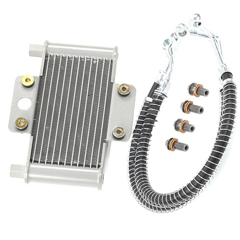 Clear Motorcycle Radiator Engine Oil Cooler Motocross Oil Cooler Dirt Pit Bike For 150-250Cc GY6