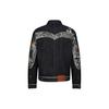 Evisu Джинсовая куртка с вышивкой Бога Фортуны и точечным воротником Aw23 Мужские куртки Синий 2EAHTM3DJ7006XXCS