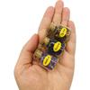 10pcs Mini Glass Wishing Bottles Tumbled Gemstone Crystal Chips Chakra Reiki Healing Stone Set Specimen Collection Gift