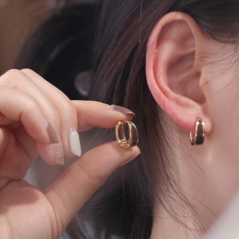 Temperament Party женские серьги-кольца в корейском стиле серьги-гвоздики с эмалью