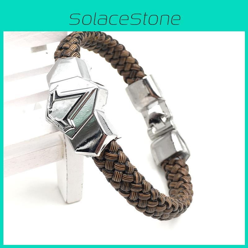 Наруто Аниме Ниндзя Унисекс Сплав Браслет Гальванизированный Дизайн Листа Коллекционный для фанатов Сувенир для путешествий Корпоративный подарок