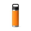 YETI Rambler 18oz Vacuum Insulated Stainless Steel Bottle with Chug Cap (Orange)