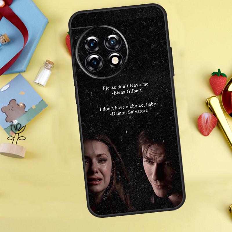Чехол Vampire Diaries Damon Salvatore для OnePlus 13R 12R 13T 15 13 12 11 10 9 10R 10T 8T Nord 5 CE 4 2 3 Lite N20 N30