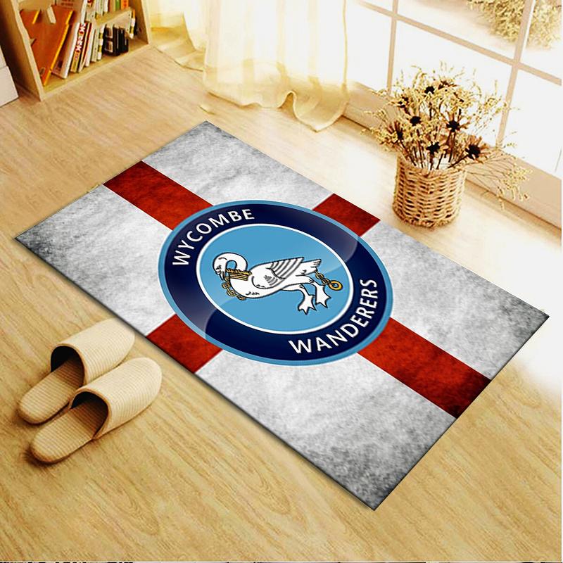 Wycombe Wanderers Fc Carpet Rug For Living Room Bedroom Home Sofa Decorationkids Play Nonslip Floor Mat