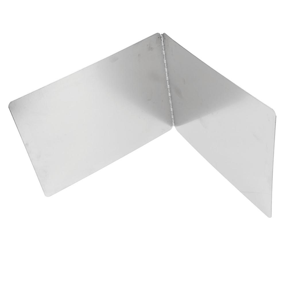Stove Grease Shield 2 Sided Heat Proof Anti Stick Coating Stainless Steel Stove Splatter Guard for Kitchen