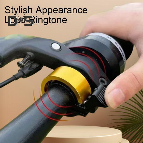 Велосипедный звонок легкий 90 дБ четкий громкий звук универсальный складной горный велосипедный руль сигнальный звонок аксессуары для велосипеда