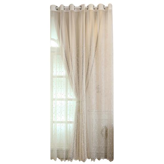 Yousheng Window Tulle Стильный уникальный узор полиэстер затемняющий прозрачный тюль для окна для гостиной