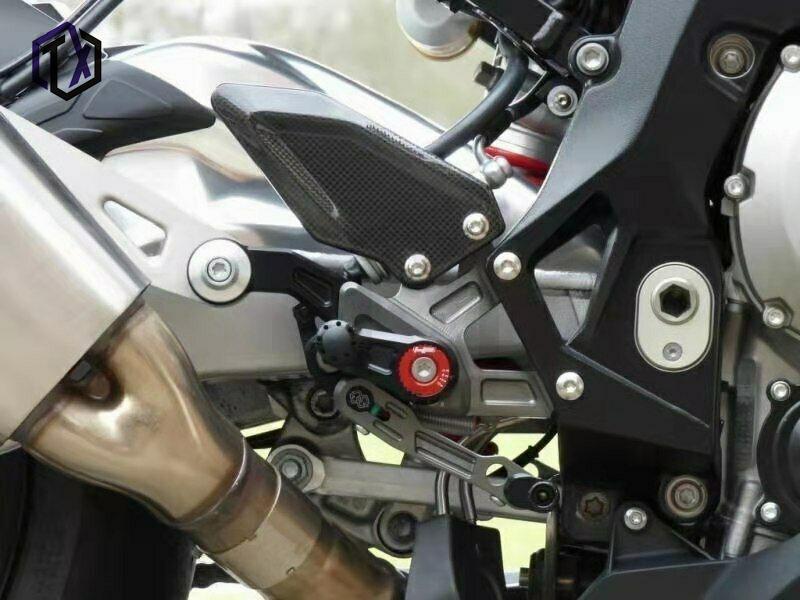Высокие подножки из углеродного волокна для BMW S1000RR (2015-2018) Запчасти для модификации