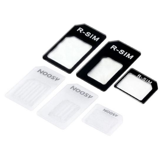 Адаптер-конвертер 3 в 1 NanoSIM-карта в Micro SIM-карту и стандартную SIM-карту