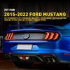 2PCS For Ford 2015- Mustang LED Rear Side Marker Light Bumper Reflector Lamp
