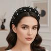 Elastic Plastic Base Full Pearls Hair Hoop Luxury Style Baroque Headdress  Office Ladies