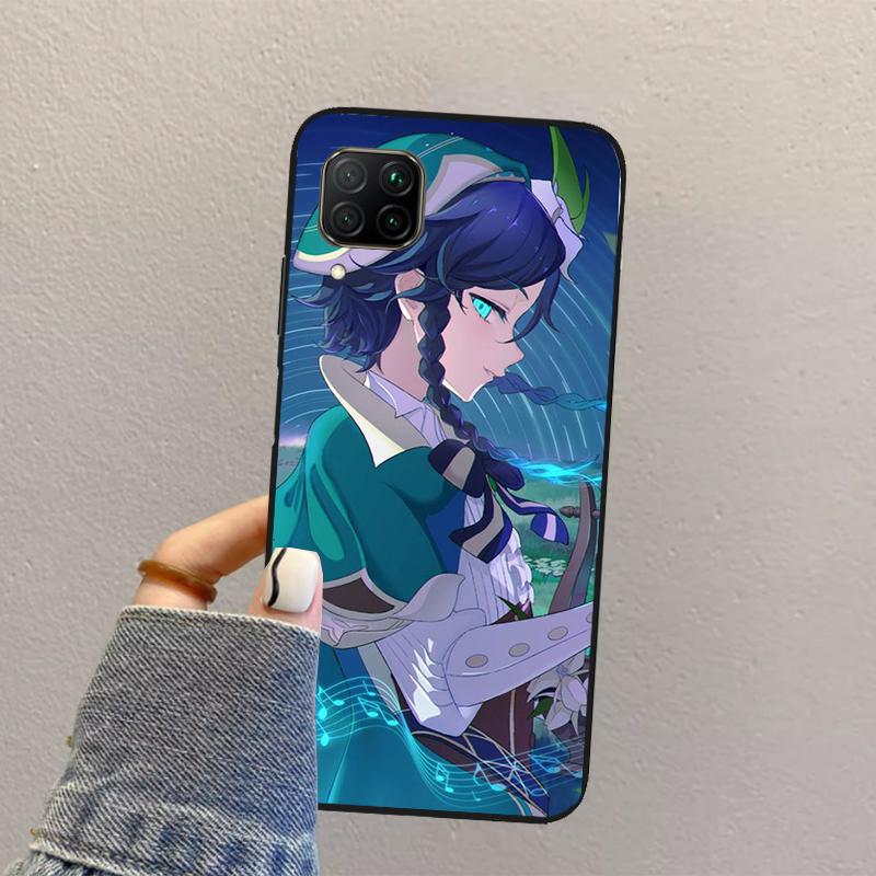 Чехол Genshin Impact для Huawei Nova Y73 Y72 Y61 Y91 Y70 Y60 Y90 12s 12i 11i 8i 9 10 SE P30 P40 Lite P60 Pro
