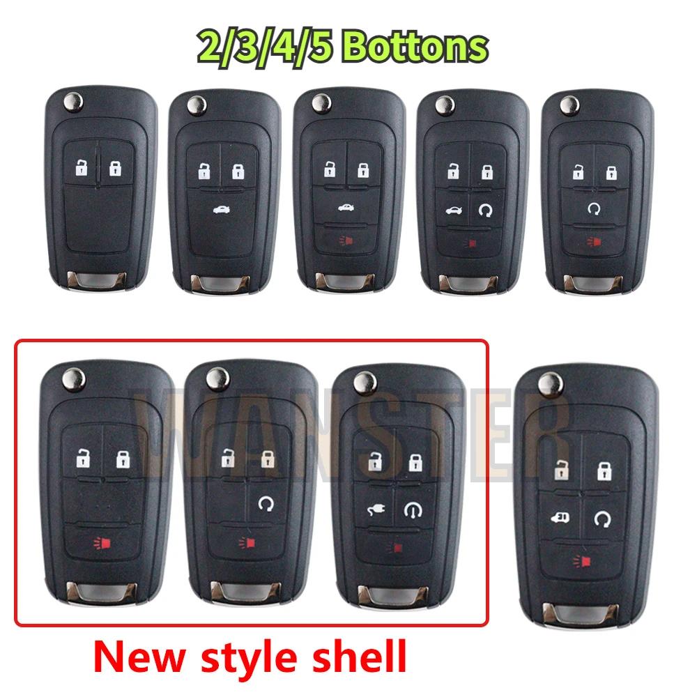 Чехол-корпус для автомобильного ключа для Chevrolet Cruze Malibu Epica Captiva Lova Для Buick Encore Terrain Impala Equinox Volt Sonic Opel