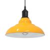 VidaXL Height Adjustable Pendant Lamp E27 Glossy Yellow Ø31cm Metal, Hanging Lighting, Kitchen Pendant Lighting, 4103439