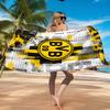 Пляжное полотенце Borussia fcfc, Быстросохнущее, Легкое в уходе, Подходит как для фитнеса, так и для пляжного отдыха, Спортивная необходимость