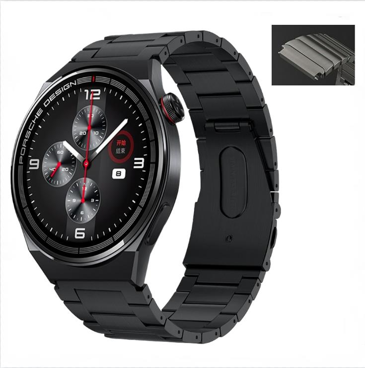 22-миллиметровый титановый металлический ремешок для Huawei Watch 3/GT3 Pro, легкий браслет из нержавеющей стали для Samsung Watch 3/S3/Amazfit GTR/Stratos