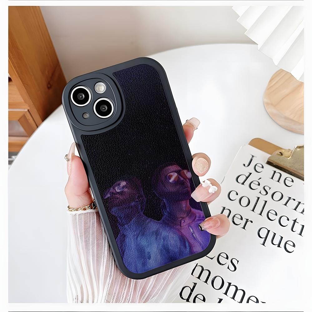 PNL QLF Rapper Singer Phone Case For IPhone 16 14 13 11 12 Pro Max Mini X XR XS 8 Plus Diy Customization Mini Lambskin Silicone