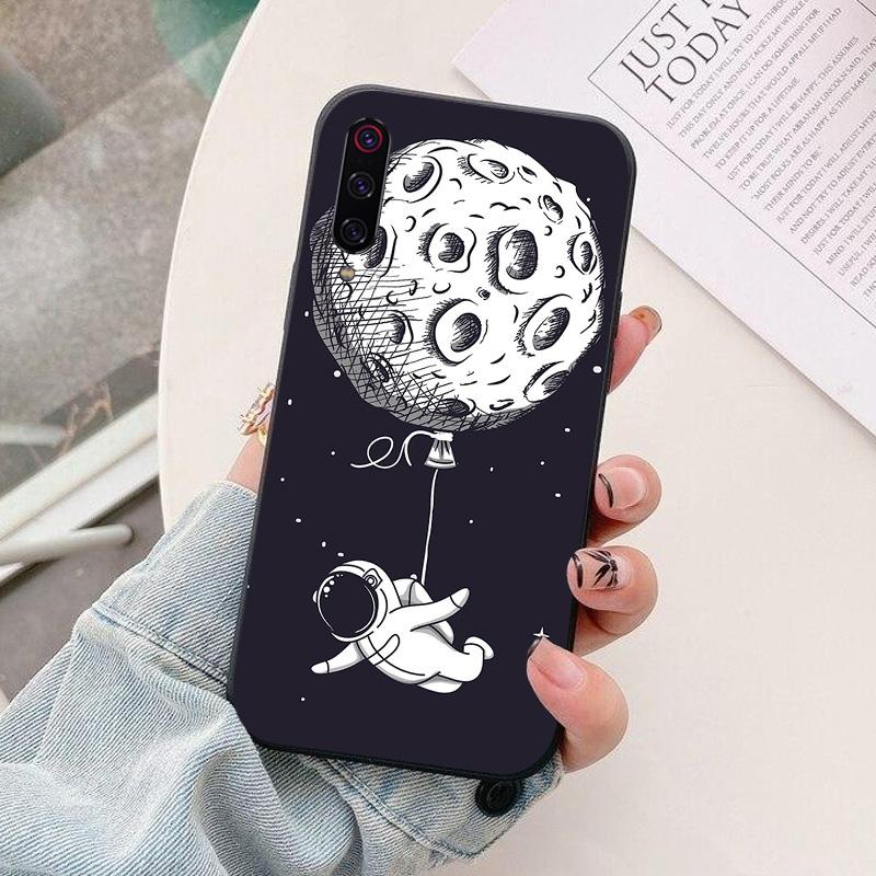 For Xiaomi Mi 9 Lite Phone Case astronaut Silicone Back Cover For Xiaomi Mi 9 SE Mi9 Mi 9Lite A1 A2 A3 Lite 9T Pro Funda Coque