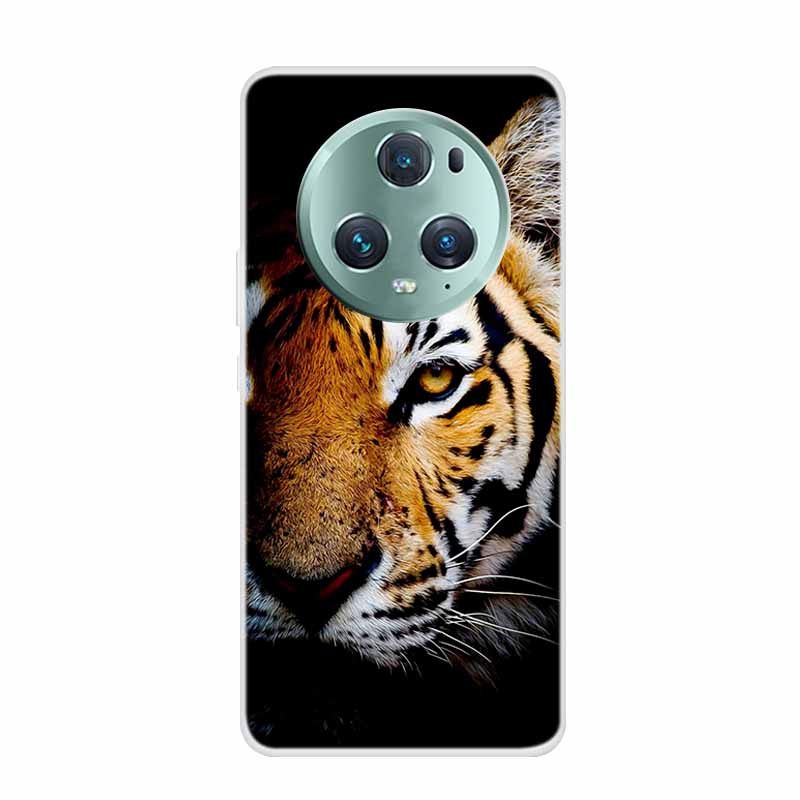 Чехол для Honor Magic 5 Pro 5G Волк Лев Мягкий Силикон ТПУ Прозрачные Чехлы для Телефона Honor Magic5 Lite Чехлы Magic5 Lite 5G Fundas