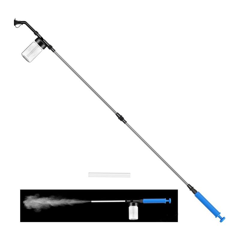 A84E-Garden Powder Applicator Dispenser, Adjustable Length Diatomaceous Earth Duster, Indoor And Outdoor Powder Sprayer