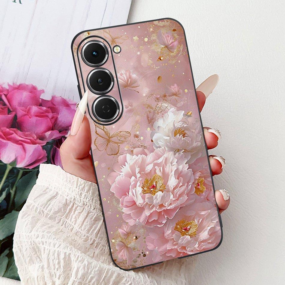 For Tecno Spark 40 Pro / 40 Pro+ Elegant Floral Butterfly Phone Case For Tecno Spark 40Pro Plus KM6 KM7 Soft Silicone TPU Cases
