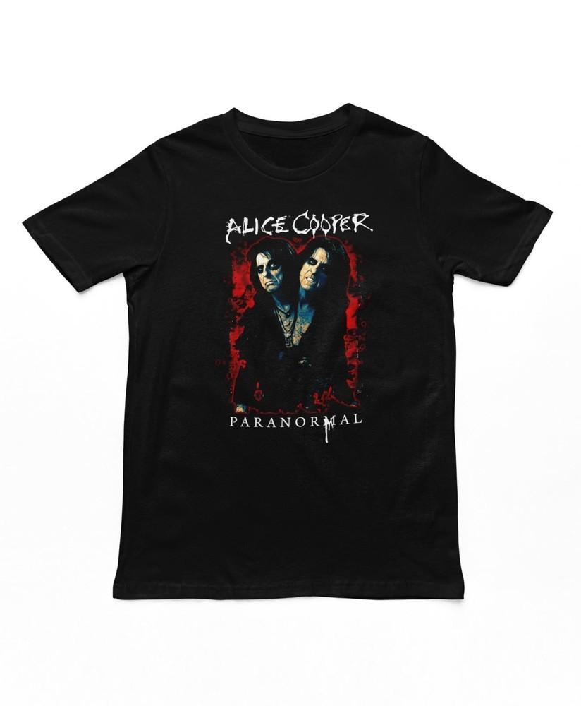 Alice Cooper Paranormal Mens T Shirt Music Classic Concert Rock Band Tee Black Unisex T-Shirt