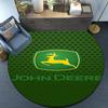 John Deere Design Round Rug for Livingroom,Bedroom, Palyroom, Chair Rug, Area rug, Circle Carpet, Fan Christmas gift