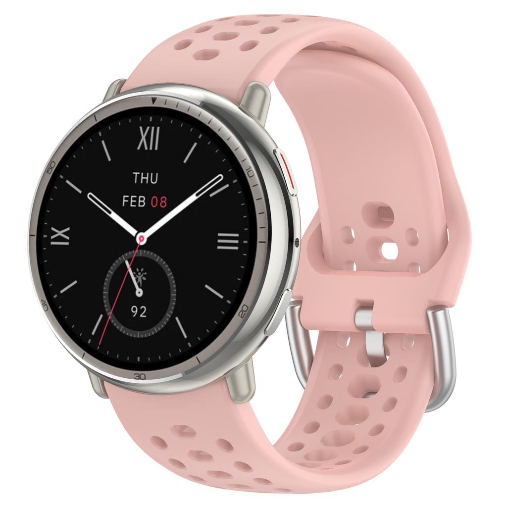 Оригинальный силиконовый ремешок для Amazfit Active 2, спортивный, дышащий, 20 мм, браслет, ремешок для Amazfit GTS 4 3 2 mini