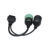 OBD2 6 Pin J1708 or 9 Pin J1939 to 16 Pin Adapter Cable for Heavy Duty Truck