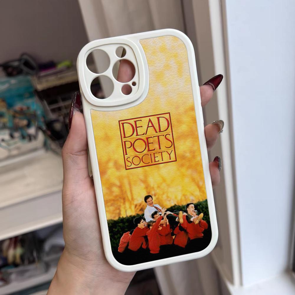 Чехол для телефона «Общество мертвых поэтов» для iPhone 16 15 14 12 13 Pro Max 11 Mini Xs Puls Силиконовый чехол из кожи ягненка