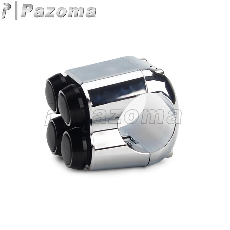 4 Button Controller Switch 25mm 1'' Bar Handlebar Switch Universal for Harley Chopper BMW Honda Cafe Racer Horn Control Gear