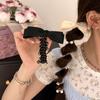 Sweet Bow knot Phone Line Hair Loop High Elastic Head Rope Ponytail Fashion Hair Bands  Woman