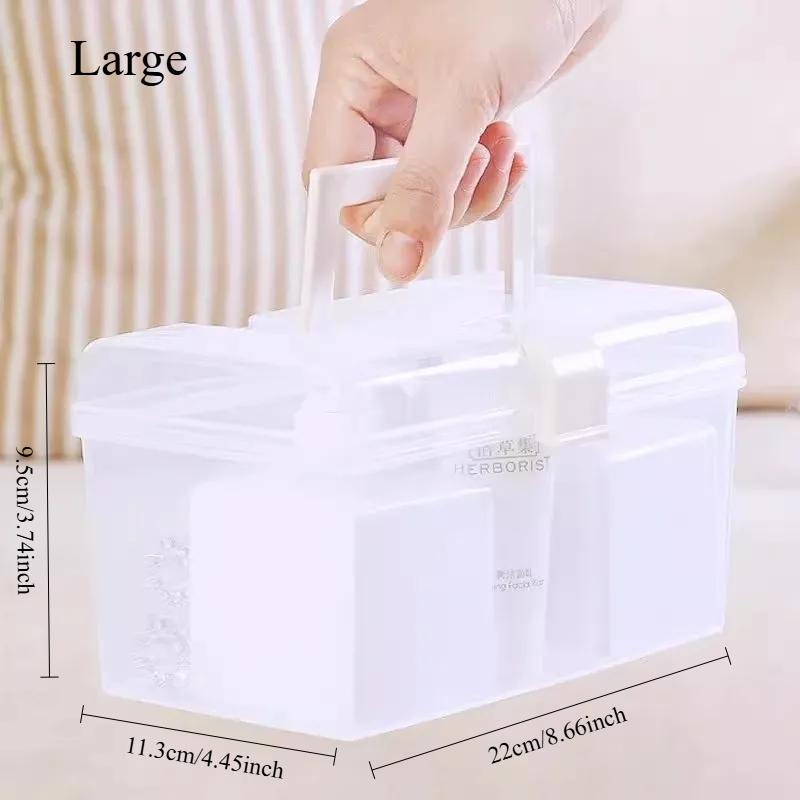 Пластиковый ящик для хранения, медицинский ящик-органайзер, многофункциональный портативный медицинский шкаф, семейный аварийный комплект, коробка, Прямая поставка